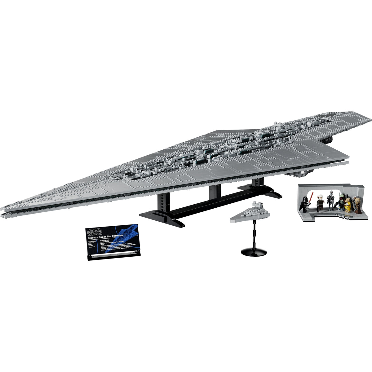 Executor Super Star Destroyer Display Case and Stand for LEGO 75457