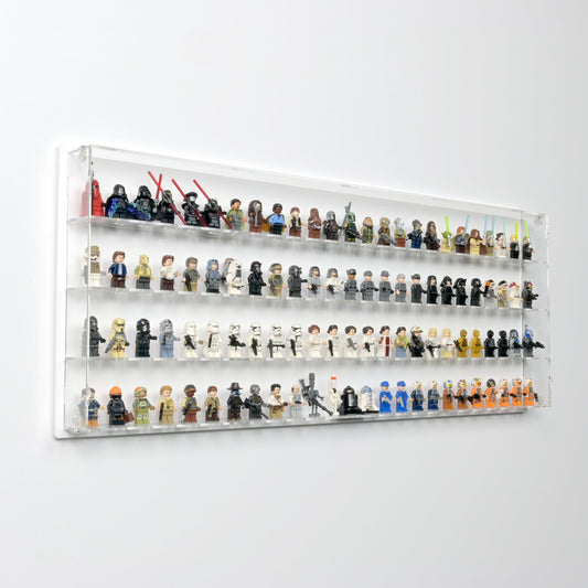 100 LEGO Minifigures Wall Display Case
