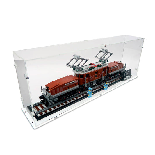 Crocodile Locomotive Display Case for LEGO 10277