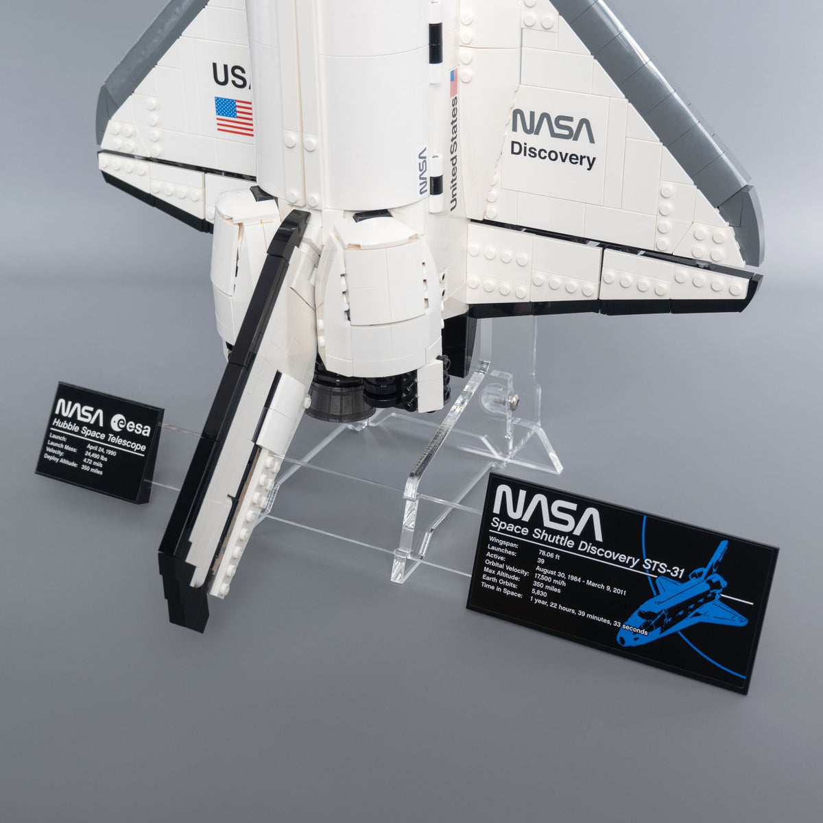 Vertical Display Stand for LEGO 10283 NASA Space Shuttle Discovery