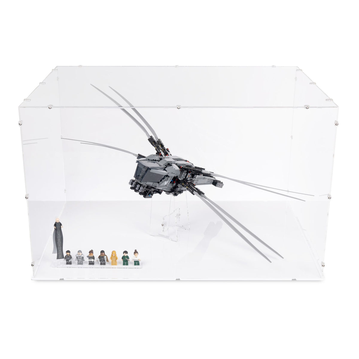 Dune Atreides Royal Ornithopter XL Display Case & Stand for LEGO 10327