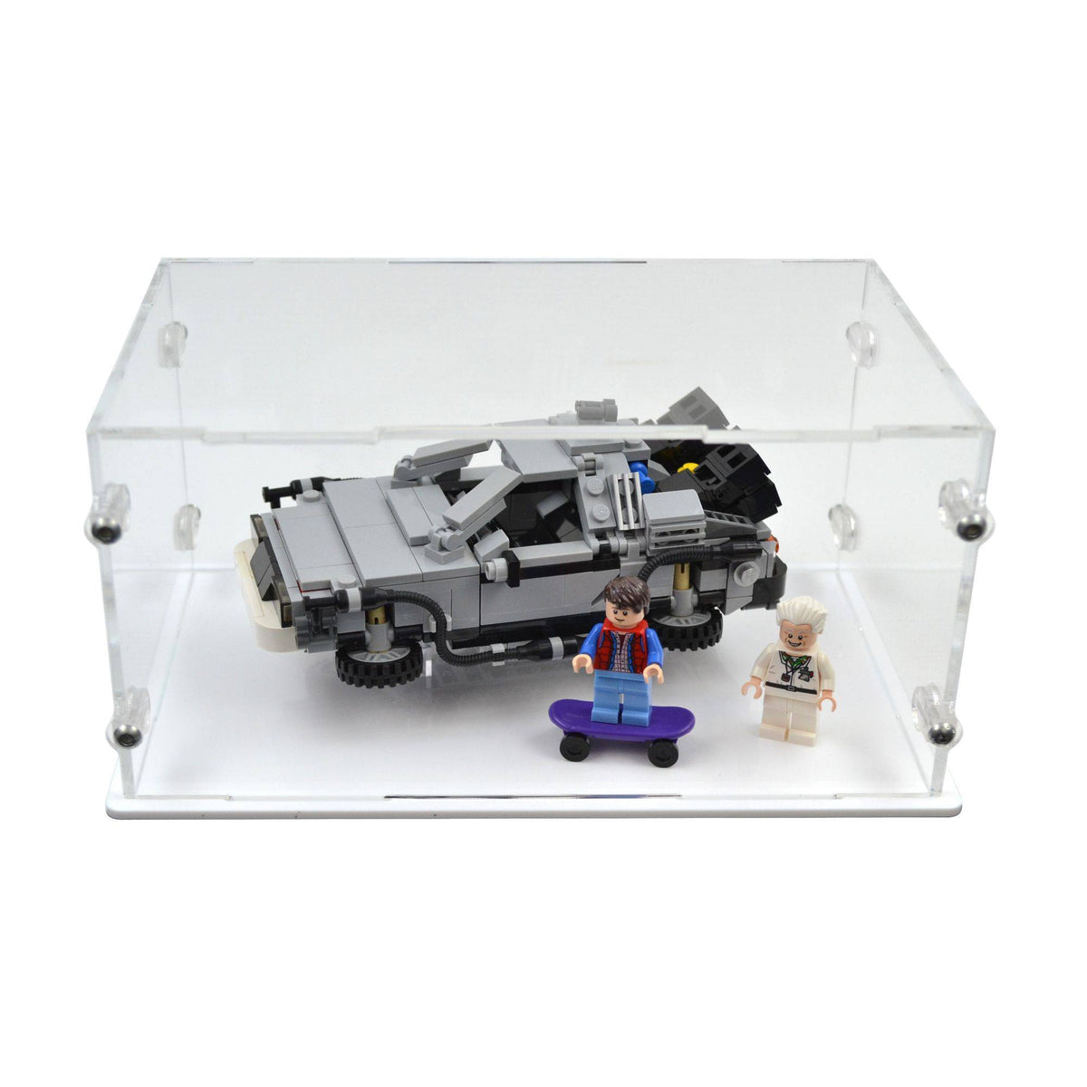 DeLorean Time Machine Display Case for LEGO 21103