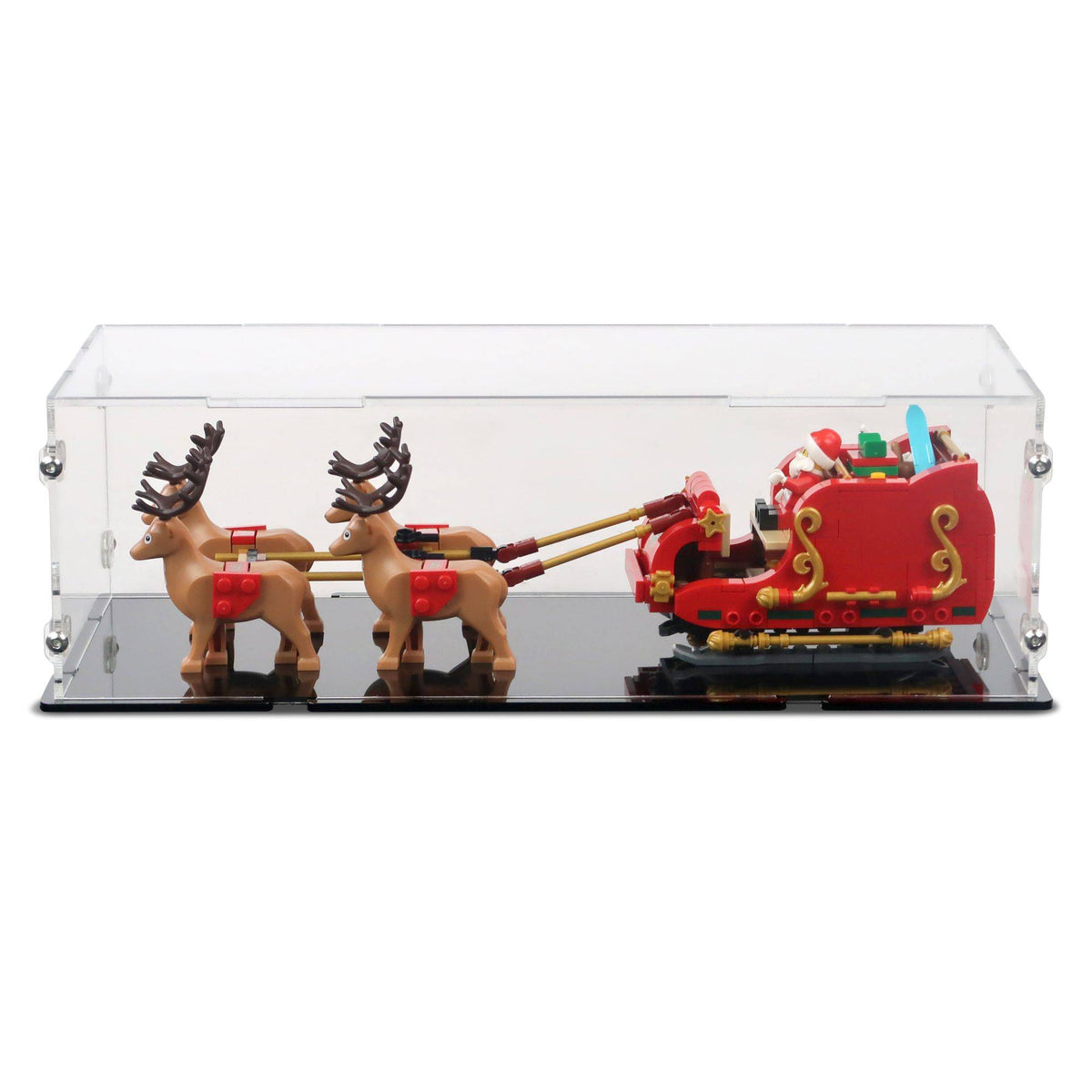 Santa's Sleigh Display Case for LEGO 40499
