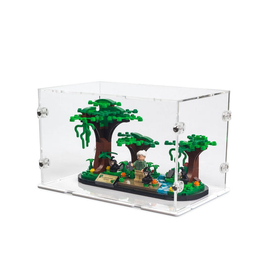 Jane Goodall Tribute Display Case for LEGO 40530