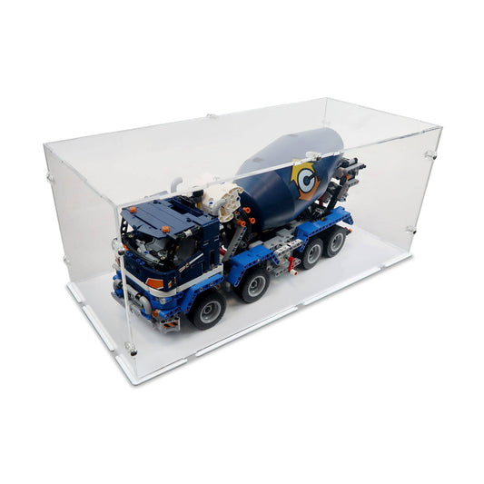 Concrete Mixer Truck Display Case for LEGO 42112
