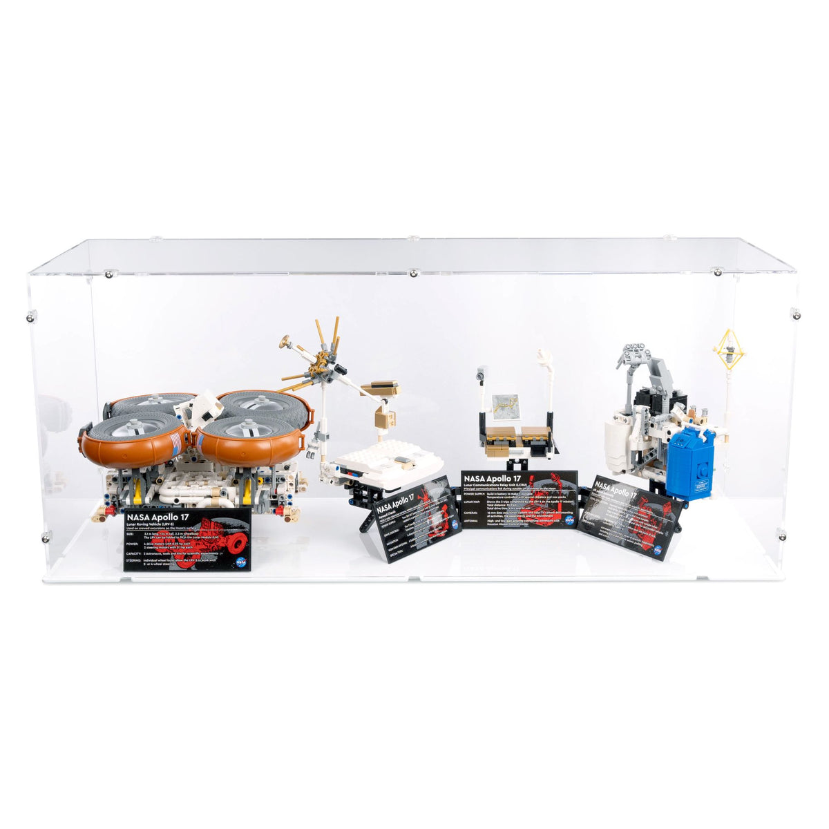 NASA Apollo Lunar Roving Vehicle LRV XL Display Case for LEGO 42182