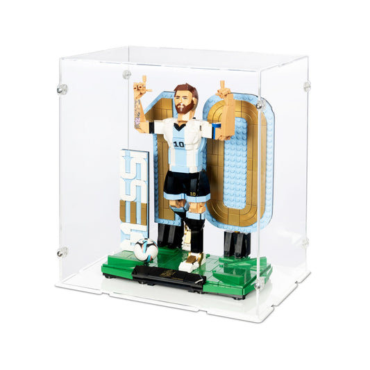 Lionel Messi Football Legend Display Case for LEGO 43015
