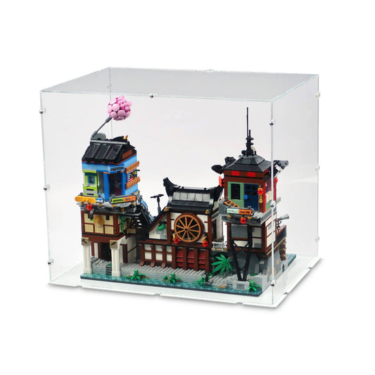 Ninjago City Docks Display Case for LEGO 70657