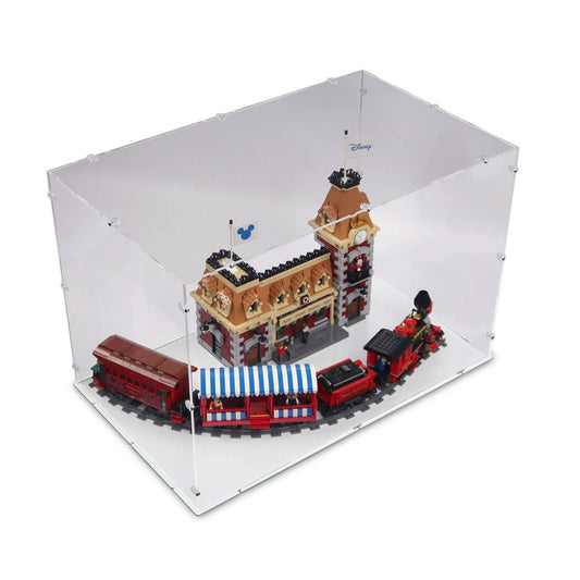 Disney Train and Station Display Case for LEGO 71044