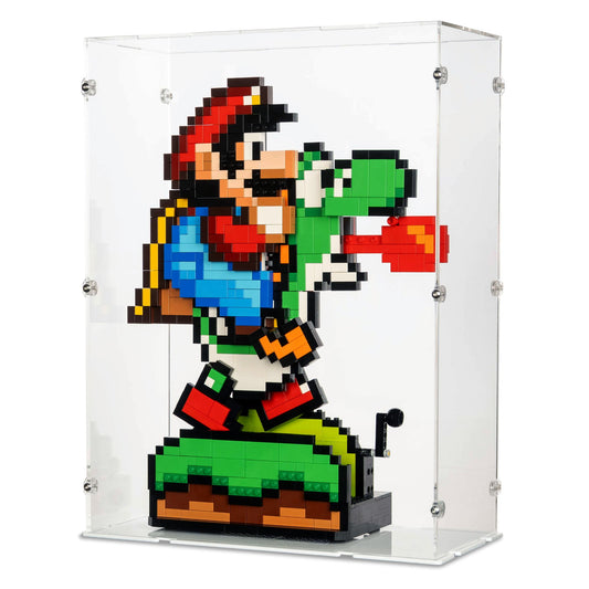 Super Mario World: Mario & Yoshi Display Case for LEGO 71438