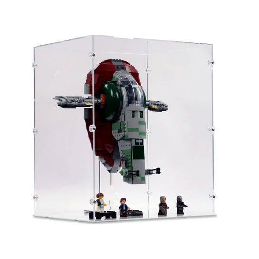 Slave 1 (20th Anniversary Edition) Display Case & Stand for LEGO 75243