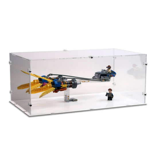 Anakin's Podracer 20th Anniversary Display Case for LEGO 75258
