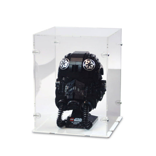 TIE Fighter Pilot Helmet Display Case for LEGO 75274