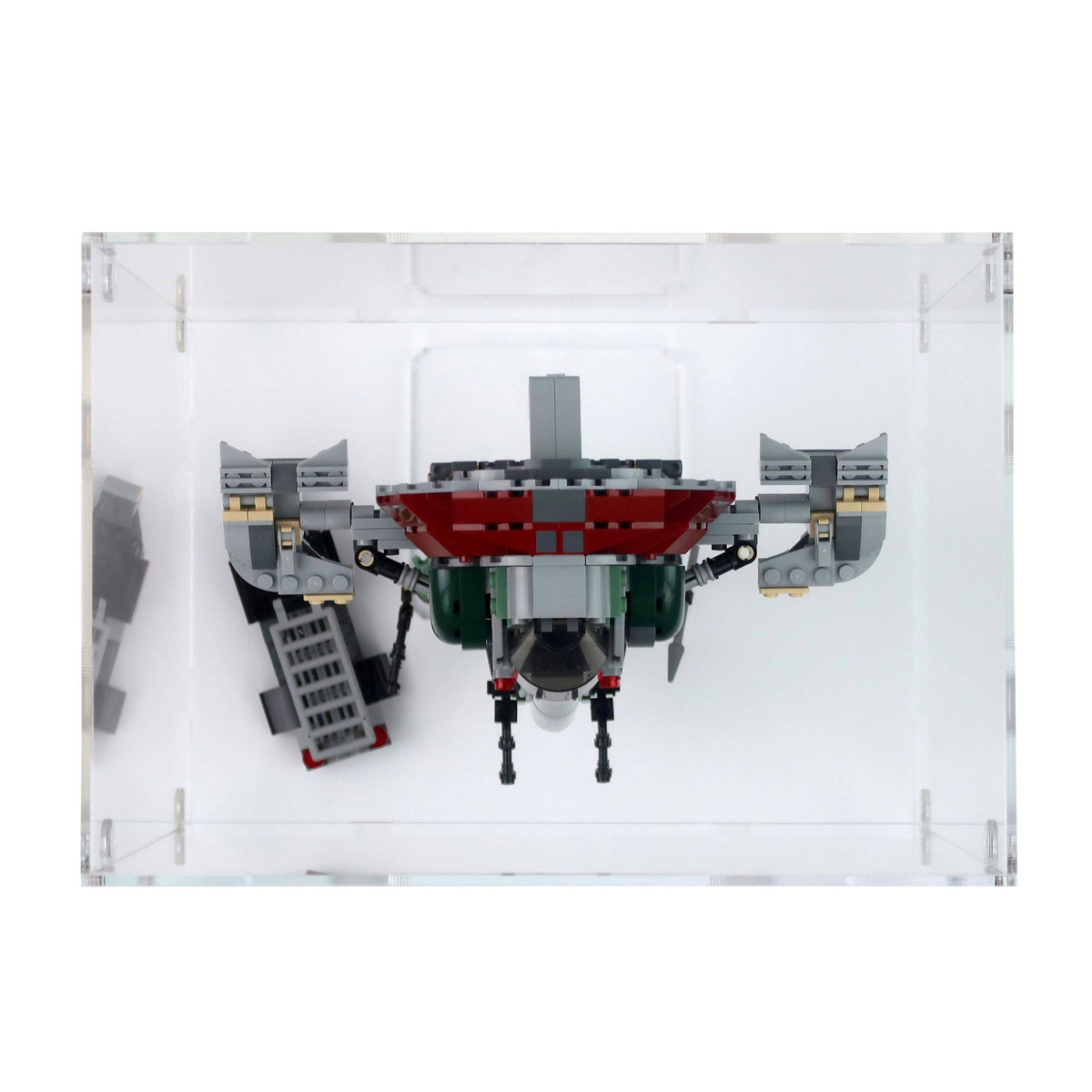 Slave 1 Boba Fett's Starship Display Case & Stand for LEGO 75312