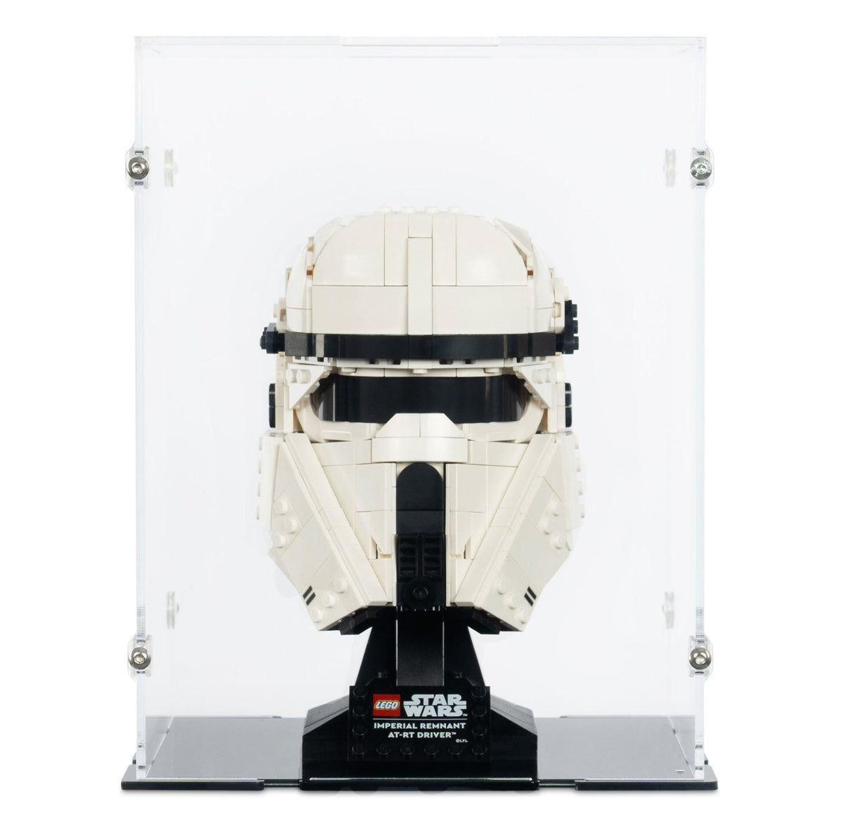 Imperial Remnant AT-RT Driver Helmet Display Case for LEGO 75458