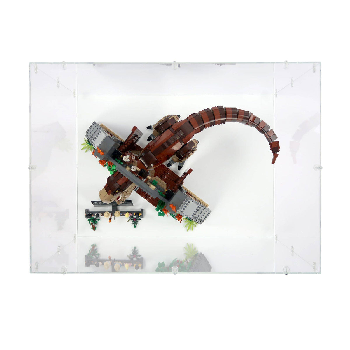 Jurassic Park: T Rex Rampage Display Case for LEGO 75936