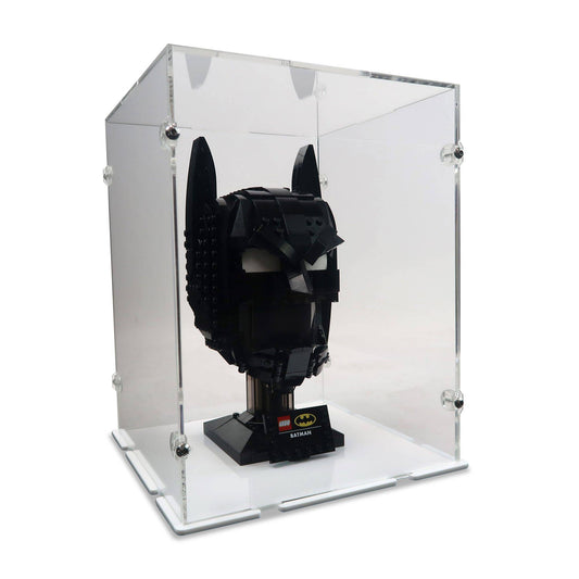 Batman Cowl Helmet Display Case for LEGO 76182