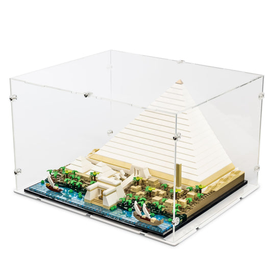 Great Pyramid of Giza Display Case for LEGO 21058