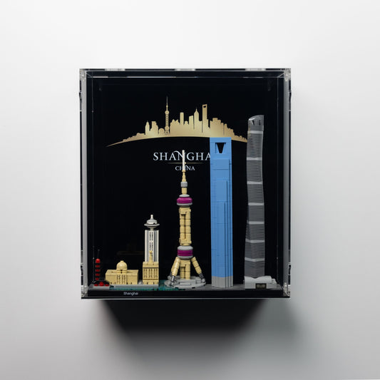 21039 Shanghai Wall Mounted Display Case