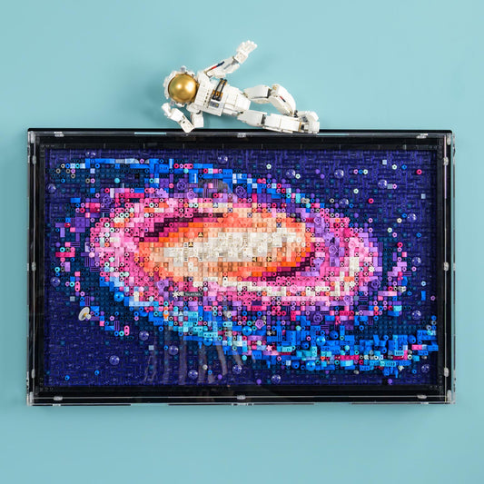 The Milky Way Galaxy Wall Mounted Display Case for LEGO 31212