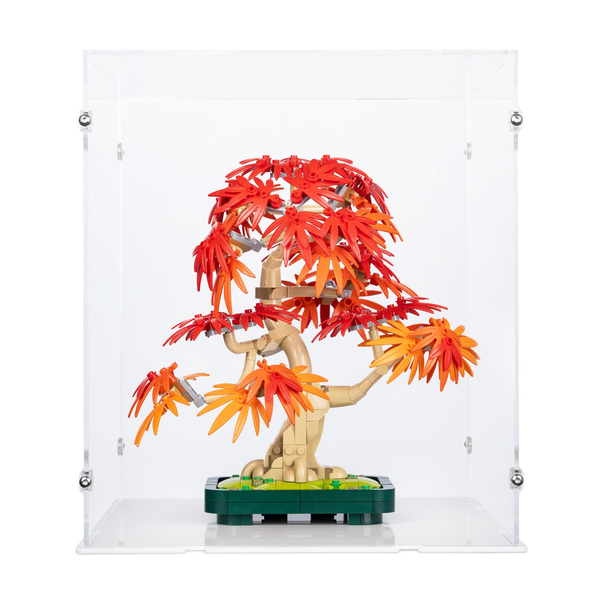 Japanese Red Maple Bonsai Tree Display Case for LEGO 10348