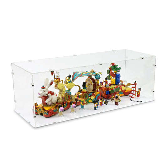 Lunar New Year Parade Display Case for LEGO 80111