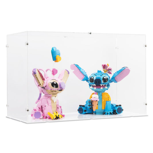 Disney Stitch and Angel Display Case for LEGO 43249/43257