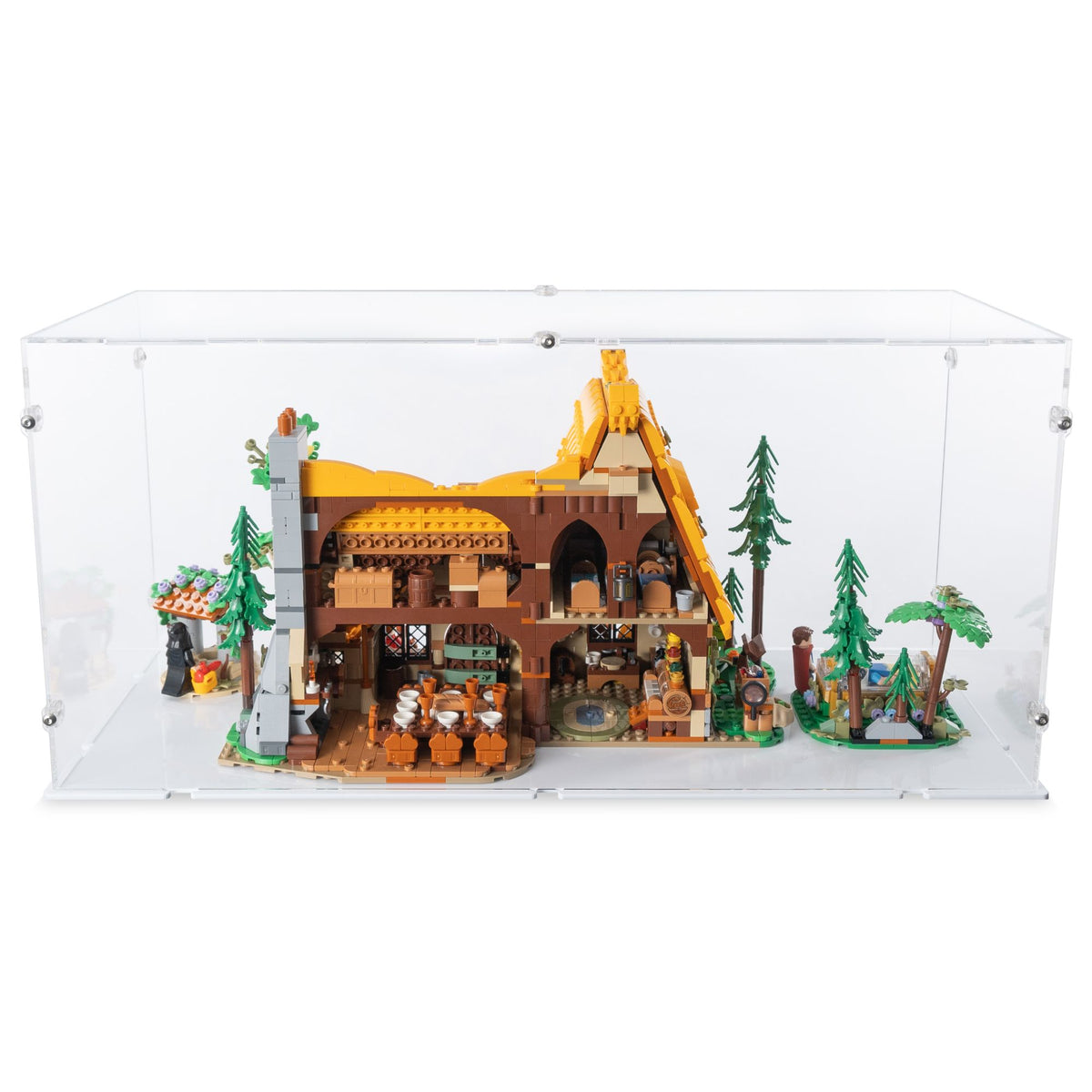 Snow White & The Seven Dwarfs' Cottage Display Case for LEGO 43242