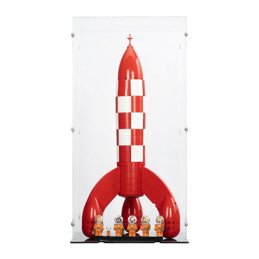 Tintin Moon Rocket Display Case for LEGO 21367