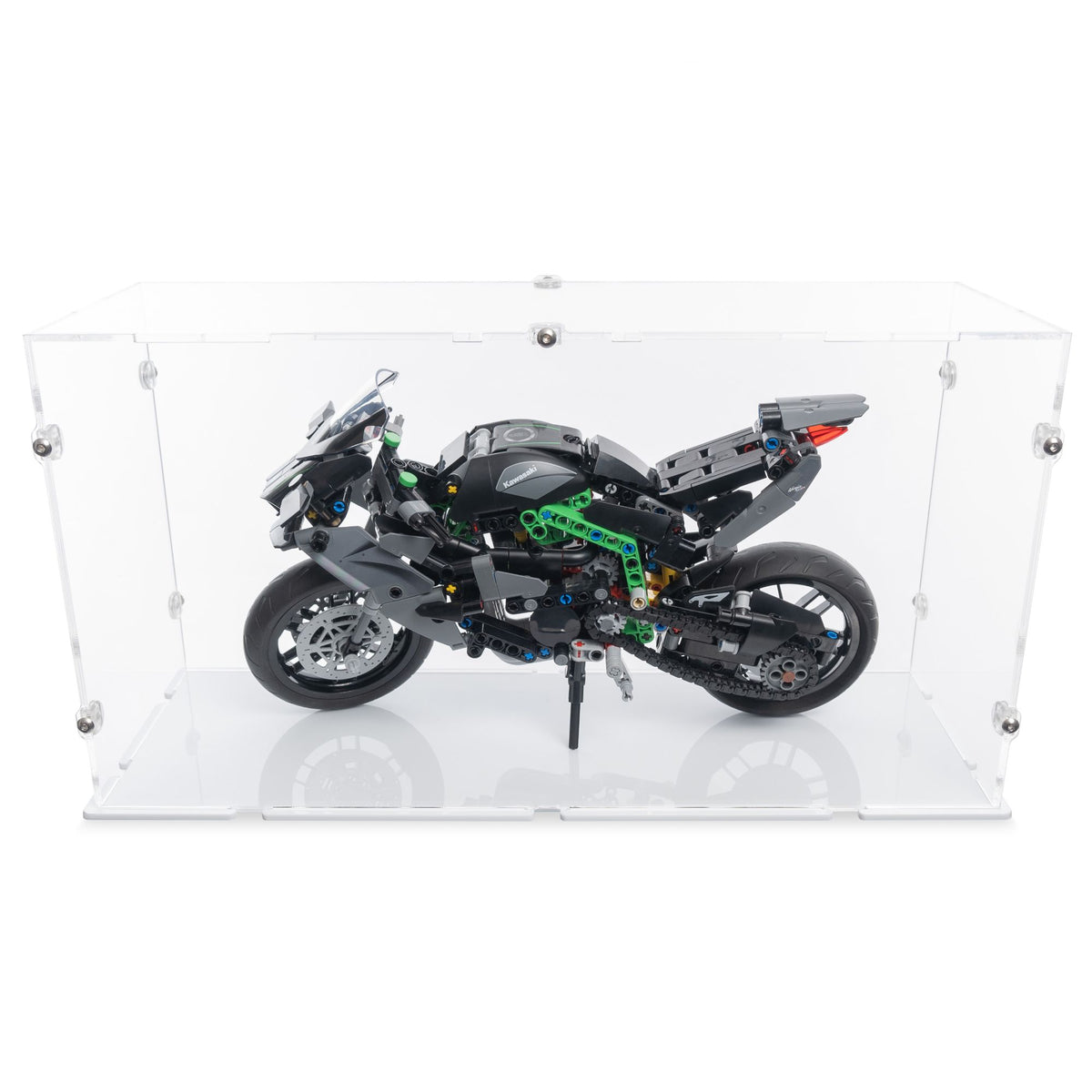 Kawasaki Ninja H2R Motorcycle Display Case for LEGO 42170