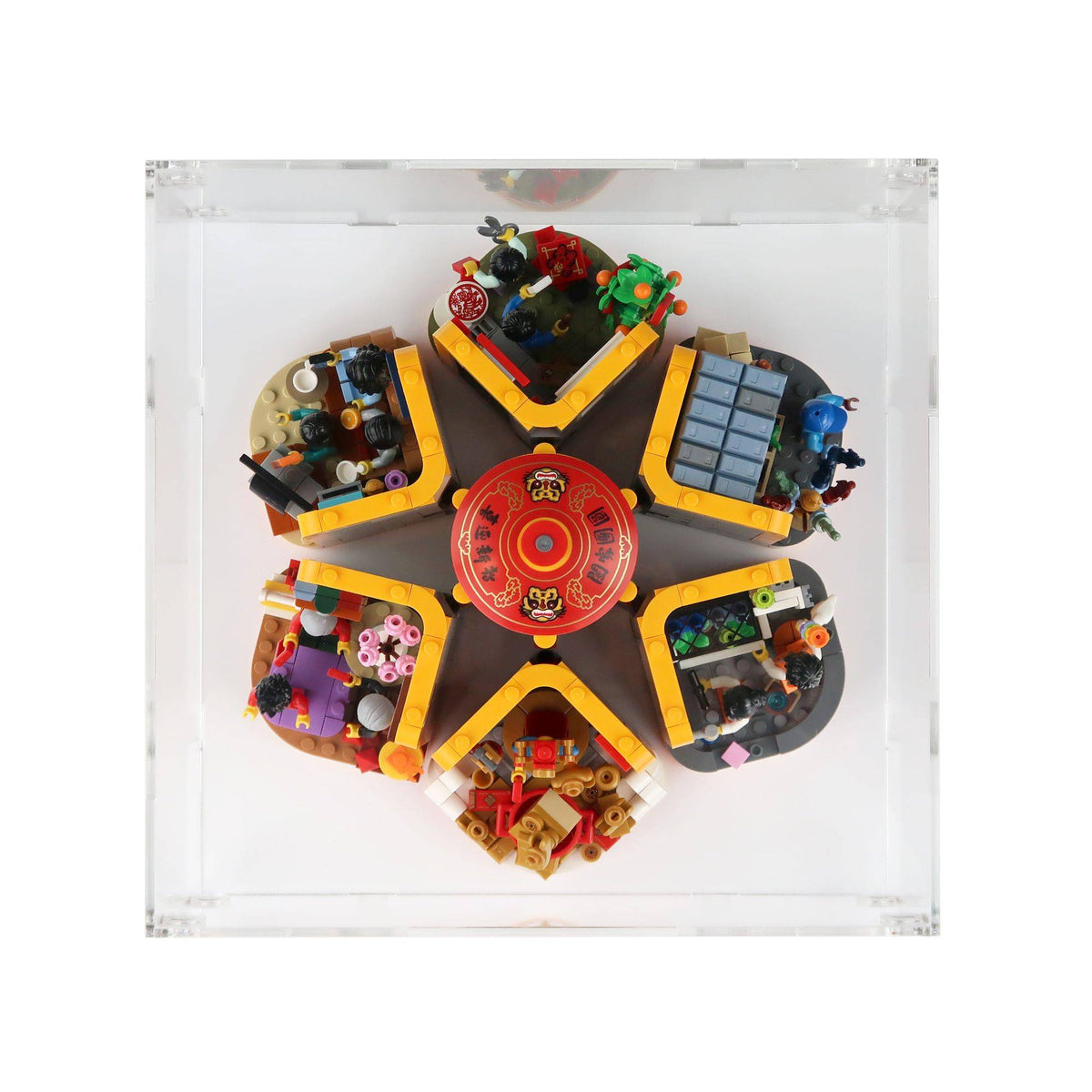 Lunar New Year Traditions Display Case for LEGO 80108