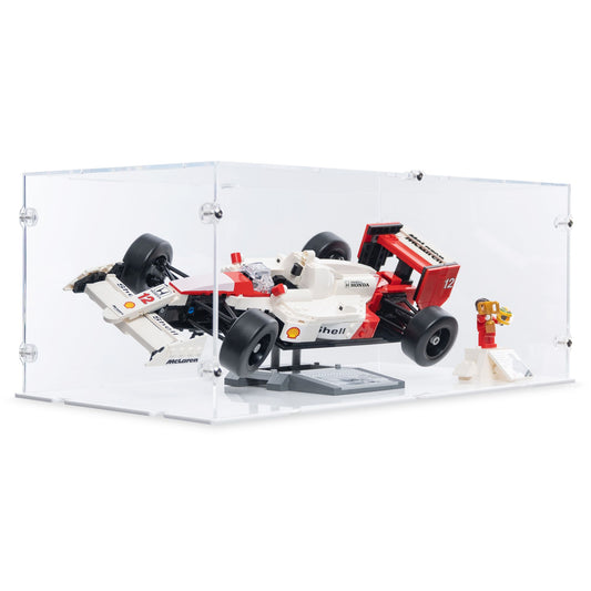 McLaren MP4/4 & Ayrton Senna Display Case for LEGO 10330