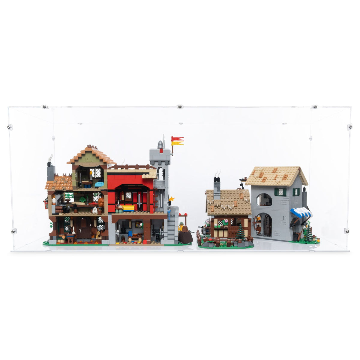 Medieval Town Square Display Case for LEGO 10332
