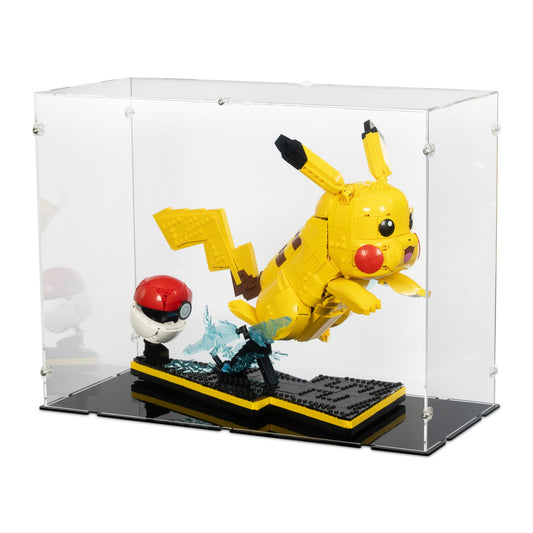 Pokémon Pikachu and Poké Ball Display Case for LEGO 72152