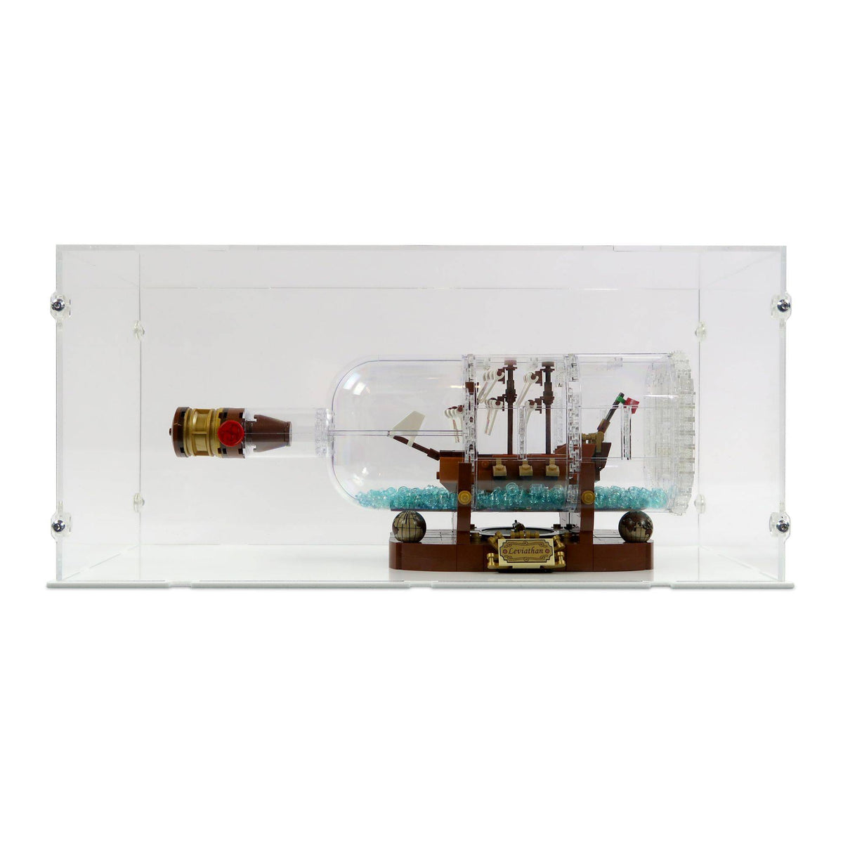 Ship in a Bottle Display Case for LEGO 21313 / 92177