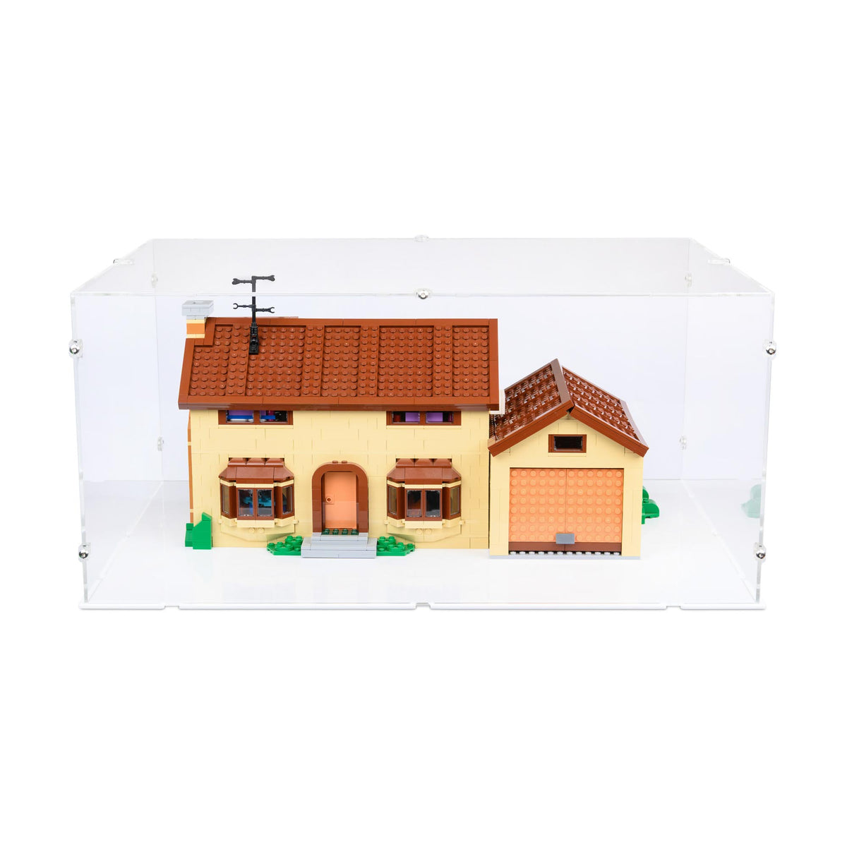 Simpsons House Display Case for LEGO 71006