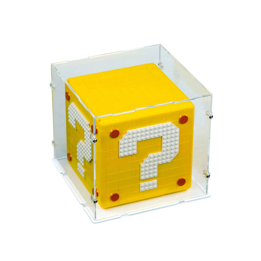 Super Mario 64 Question Mark Block Display Case for LEGO 71395