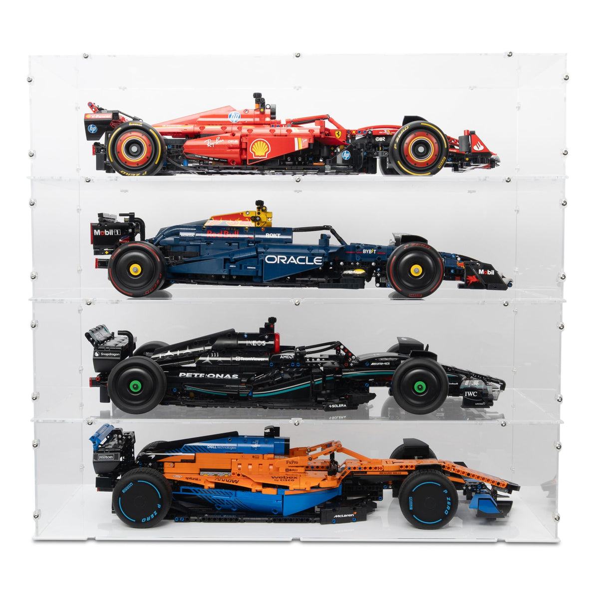 Oracle Red Bull Racing RB20 F1 Car Display Case for LEGO 42206