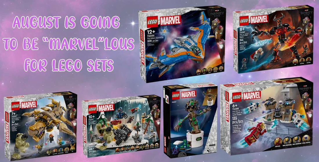picture of LEGO Marvel sets releasing in August