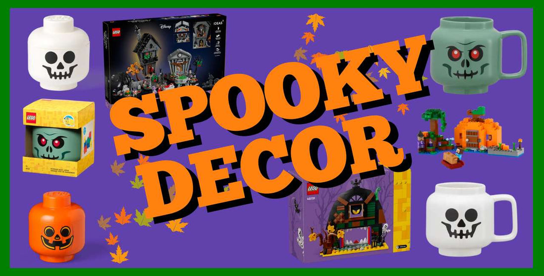 LEGO Halloween sets and storage heads