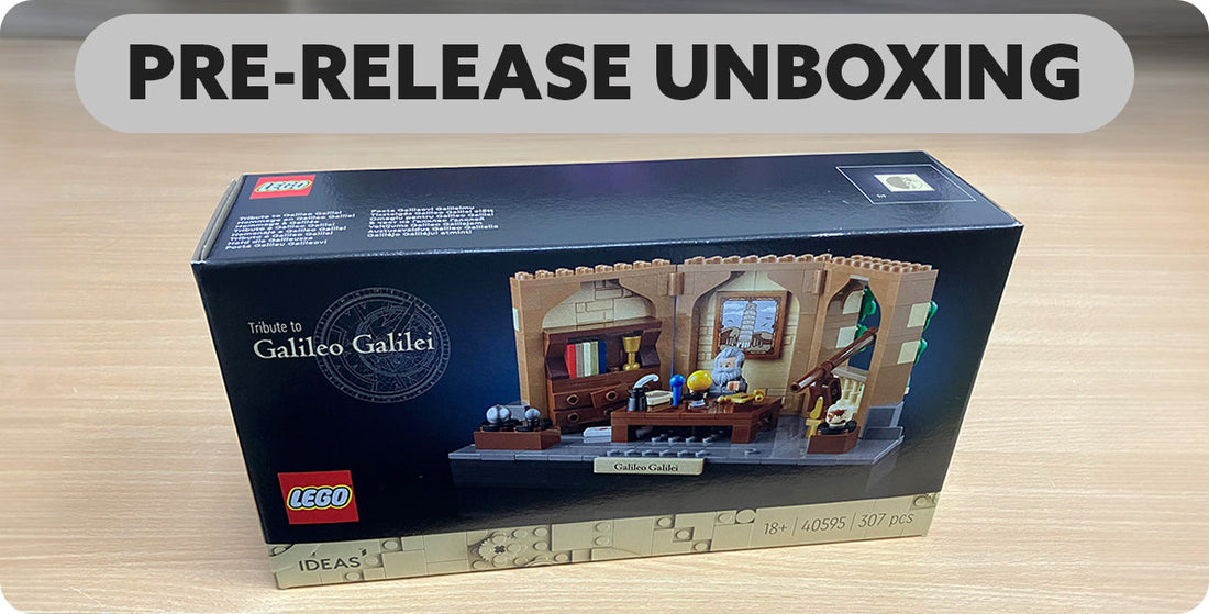 LEGO Unboxing – LEGO Ideas Tribute to Galileo Galilei 40595