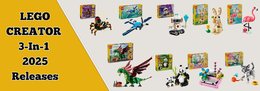 LEGO CREATOR 3-in-1 2025 Releases