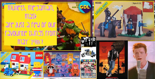 picture of toys from 1987 and musicians