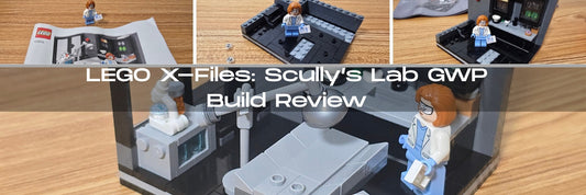 LEGO X-Files: Scully's Lab Build Review Blog Banner