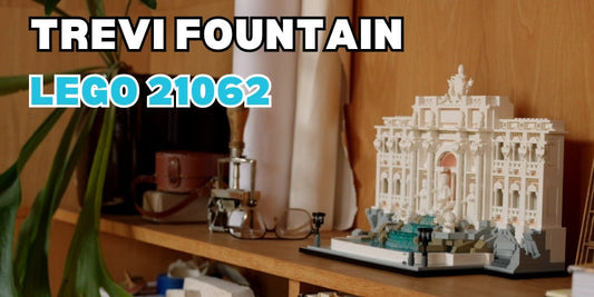 italy trevi fountain lego build