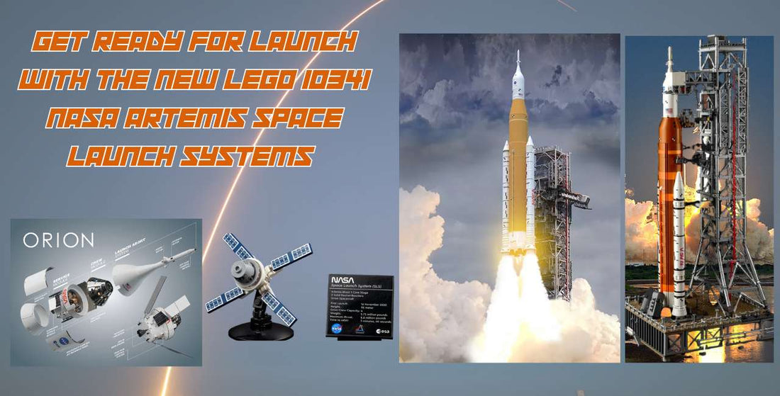 picture of Artemis 1 launch and LEGO set