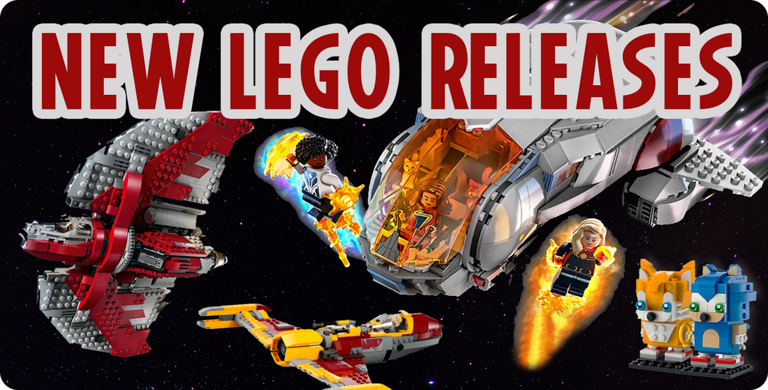 The Marvels, Star Wars and Sonic LEGO sets