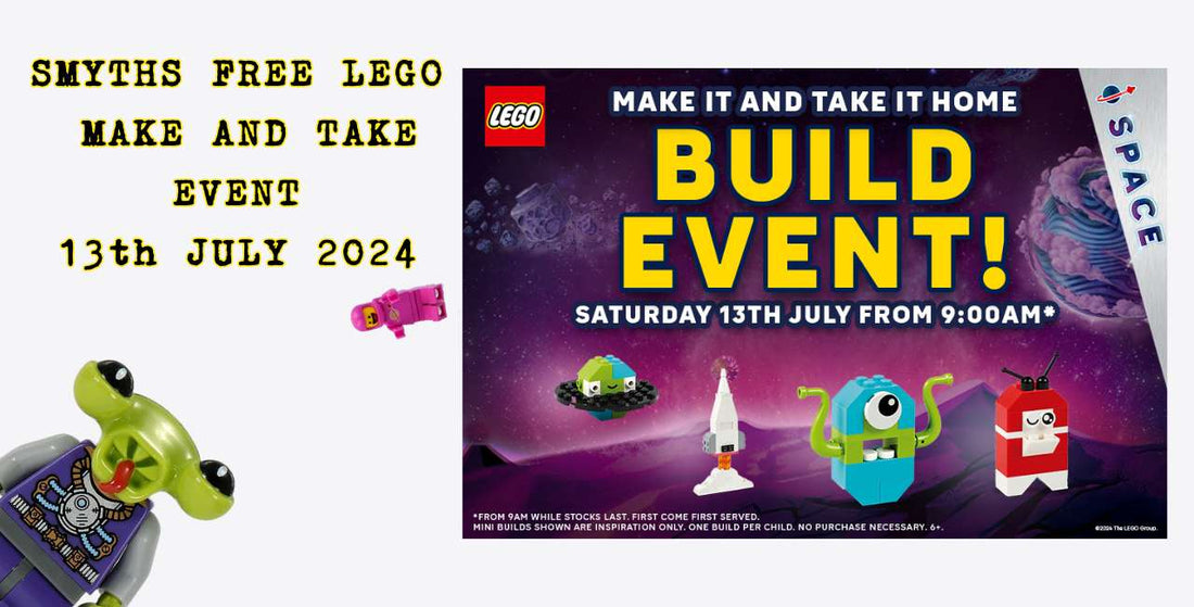 LEGO Smyths flyer for free LEGO event