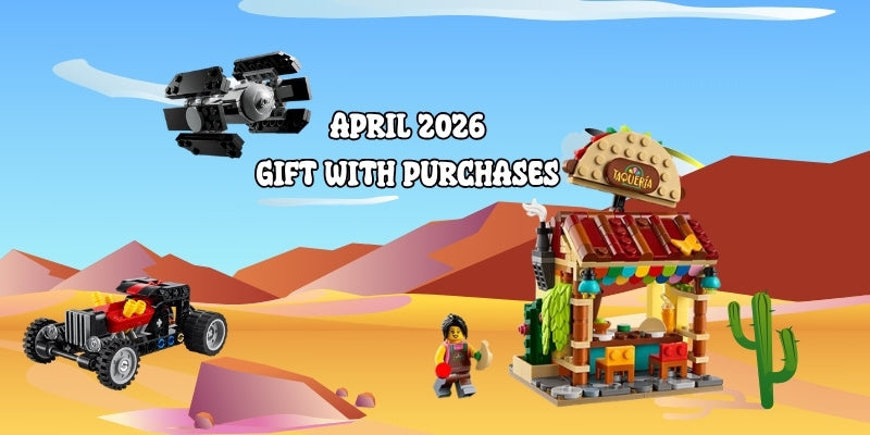 LEGO Gift With Purchase - April Banner