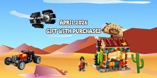 LEGO Gift With Purchase - April Banner